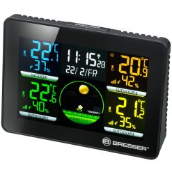 Bresser Thermometre/Hygrometre Bresser Station Meteo Quadro Nlx Avec 3 Capteurs Exterieurs | Thermometre/Hygrometre