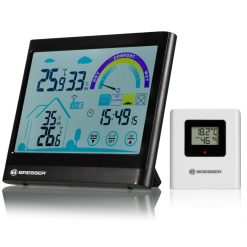 Bresser Thermo-Hygrometre Bresser Ventair Avec Ecran Tactile Et Recommandation De Ventilation | Stations Meteo