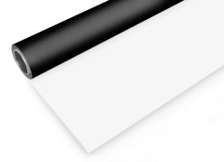 Bresser Bresser Fond De Studio Vinyle Sur Rouleau 2,72X4M Noir/Blanc | Fonds Vinyl