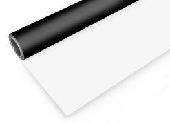 Bresser Bresser Fond Vinyle Noir/Blanc Sur Rouleau 2,00X6M | Fonds Vinyl