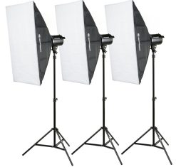 Bresser Bresser Brm-300Am Kit De Flashs De Studio 3X 300W | Kits Flash De Studio