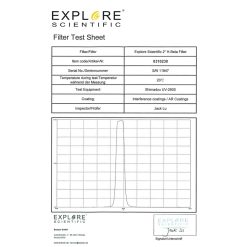 Bresser Filtre Pour Nebuleuse H-Beta 2'' Explore Scientific | Filtres