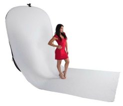 Bresser Bresser Tr-10 Fond De Studio Pliable Noir/Blanc Avec Train Blanc 150X200Cm+200Cm | Fonds Pliables