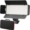 Bresser Kit De Lampes Video Bresser Pt 30B-Ii Led Bi-Color Avec Volets Coupe-Flux, Accumulateurs, Bloc D'Alimentation, Telecommande Et Etui | Eclairage Led Video