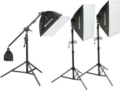 Bresser Set D'Eclairage Lumiere Du Jour Et De Fond De Studio Bresser Br-2105 2925W | Sets De Lumiere Du Jour