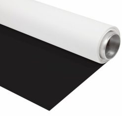 Bresser Bresser Fond Vinyle Noir/Blanc Sur Rouleau 1,35X4M | Fonds Vinyl