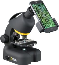 Bresser National Geographic 40-640X Microscope Avec Adaptateur Pour Smartphone | Microscopie