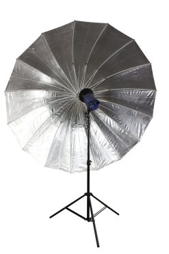 Bresser Bresser Sm-09 Jumbo Parapluie Reflecteur Argente/Noir 180 Cm | Parapluies De Studio