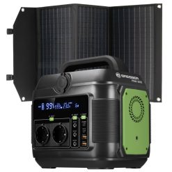 Bresser Bresser Set Station D'Alimentation 600 Watts + Chargeur Solaire 90 Watt | Alimentation Electrique Mobile