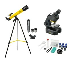 Bresser Kit Telescope + Microscope National Geographic Pour Debutants | Astronomie