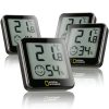 Bresser National Geographic Thermo-/Hygrometre Tempy Kit De 4 Pieces | Climat Ambiant Et Qualite D'Air