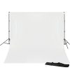 Bresser Bresser Br-D23 Support De Fond De Studio + Fond De Studio En Tissu 3 X 6M Blanc | Systemes De Fonds