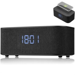 Bresser Horloge Avec Haut-Parleur Bluetooth/Charge Sans Fil | Audio