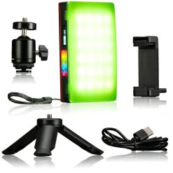 Bresser Bresser Br-96Rgb Lampe De Poche Led | Photographie Au Smartphone