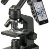 Bresser National Geographic 40X-1280X Microscope Avec Support Pour Smartphone | Microscope D'Enseignement