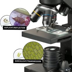 Bresser National Geographic 40X-1280X Microscope Avec Support Pour Smartphone | Microscope D'Enseignement