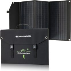 Bresser Chargeur Solaire Portable Bresser 90 Watt Avec Port Usb Et Connecteur D'Alimentation | Alimentation Electrique