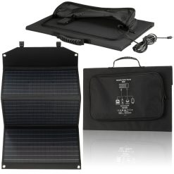 Bresser Chargeur Solaire Portable Bresser 90 Watt Avec Port Usb Et Connecteur D'Alimentation | Alimentation Electrique