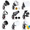 Bresser Jeu De 7 Pieces De Modificateur De Lumiere Bresser Br-Set7 Pour Flashs Cobra | Reflecteurs