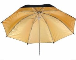 Bresser Bresser Br-Bg110 Parapluie Reflecteur Noir/Dore 110Cm | Parapluies De Studio