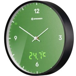 Bresser Bresser Mytime Ledsec Horloge Murale 24 Cm Avec Affichage De La Temperature | Horloges