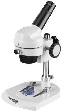 Bresser Microscope A Lumiere Incidente Bresser Junior Avec Grossissement 20 Fois Et Boitier Stable En Metal | Microscopie