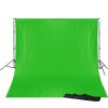 Bresser Bresser Br-D23 Support De Fond De Studio + Fond De Studio En Tissu 3 X 4M Vert Chromakey | Systemes De Fonds