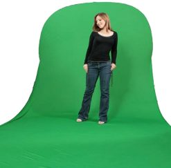 Bresser Bresser Tr-10 Fond De Studio Pliable 150X200+200Cm Vert Chromakey | Fonds Pliables