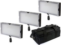 Bresser Panneau Led Bresser Sl-448A Bi-Color Set De 3 Pieces | Sets De Led