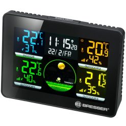 Bresser Thermometre/Hygrometre Bresser Station Meteo Quadro Nlx Avec 3 Capteurs Exterieurs | Stations Meteo