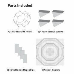 Bresser Filtre Solaire Explore Scientific Sun Catcher Pour Telescopes Avec Un Diametre D'Ouverture De 150-165Mm Ou Telescopes Refracteurs Schmidt-Cassegrain De +8