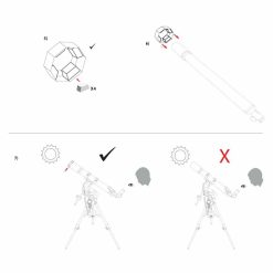 Bresser Filtre Solaire Explore Scientific Sun Catcher Pour Telescopes Avec Un Diametre D'Ouverture De 150-165Mm Ou Telescopes Refracteurs Schmidt-Cassegrain De +8