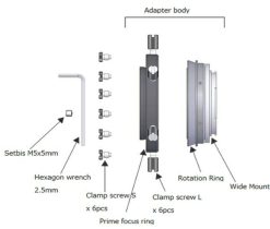 Bresser Vixen Wide Adapateur Photo 60 Dx Pour Nikon | Astrophotographie