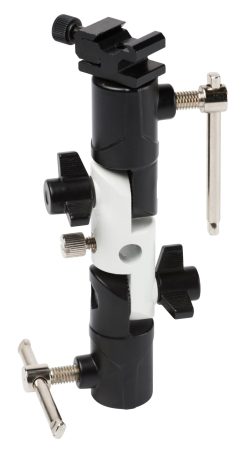 Bresser Support De Flash Bresser Br-29 Avec Articulation Double Et Raccord De Parapluies De Studio | Accessoires Pour Flashs