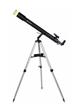 Bresser Bresser Sirius 70/900 Az Telescope A Lentille Avec Adaptateur Pour Smartphone & Filtre Solaire | Telescopes