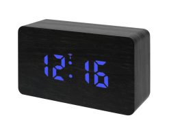 Bresser Bresser Mytime W Reveil Radio Pilote Aspect Bois Avec Affichage Led En Couleur | Horloges