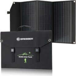 Bresser Chargeur Solaire Portable Bresser 90 Watt Avec Port Usb Et Connecteur D'Alimentation | Alimentation Electrique Mobile