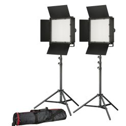 Bresser Set De Photo/Video 2X Bresser Ls-600 38W/5.600Lux + 2X Pied D'Eclairage | Led