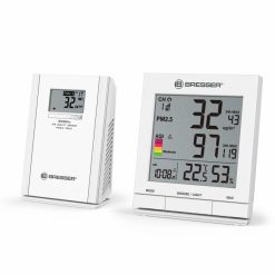 Bresser Appareil De Mesure Des Poussieres Fines Bresser Pm 2,5 / Pm 10 Avec Capteur Radio | Climat Ambiant Et Qualite D'Air