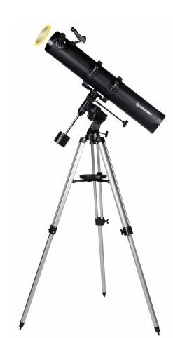 Bresser Telescope A Miroir Bresser Galaxia 114/900 Eq3 Avec Adaptateur Pour Smartphone Et Filtre Solaire | Telescopes