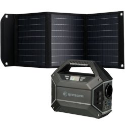 Bresser Bresser Set Station D'Alimentation 100 Watts + Chargeur Solaire 40 Watt | Alimentation Electrique Mobile